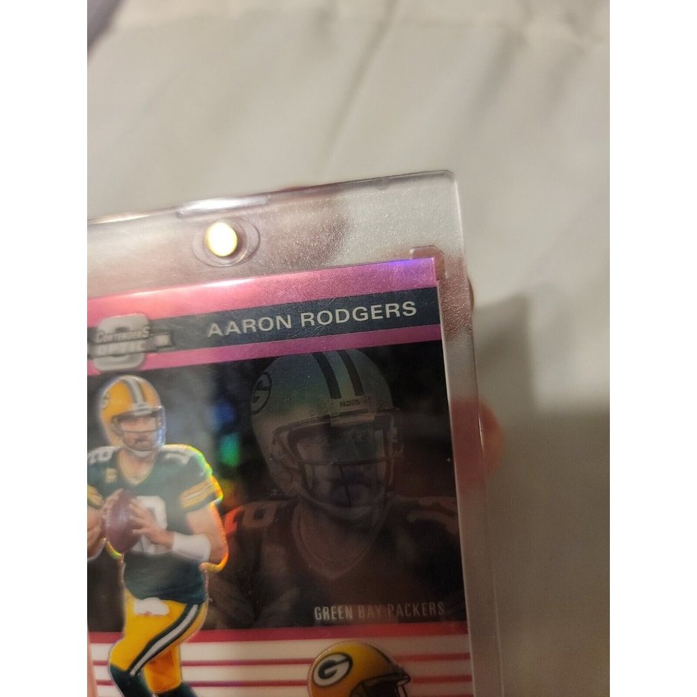 2019 Contenders Optic Aaron Rodgers Pink Mvp Contenders 13/75 Mvp-ar - Picture 3 of 7